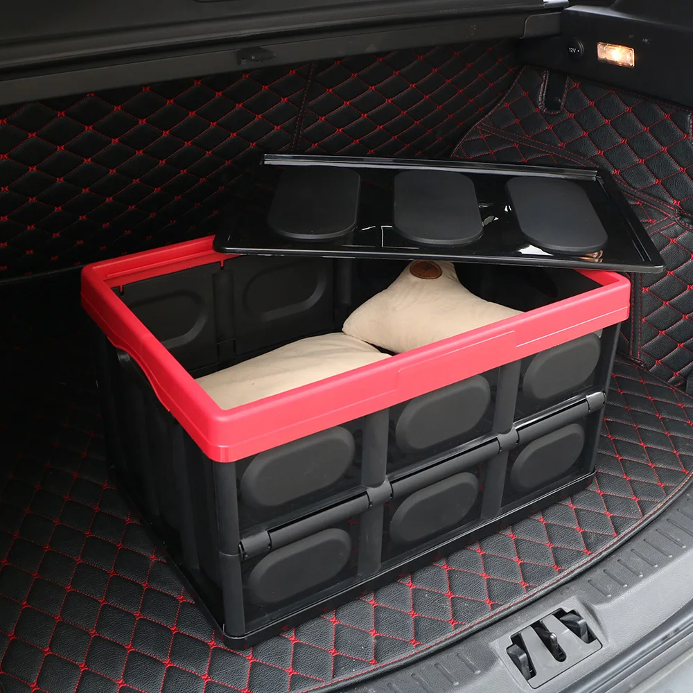 50L 30L автомобильный ящик для хранения багажник Организатор аккуратные чехол при