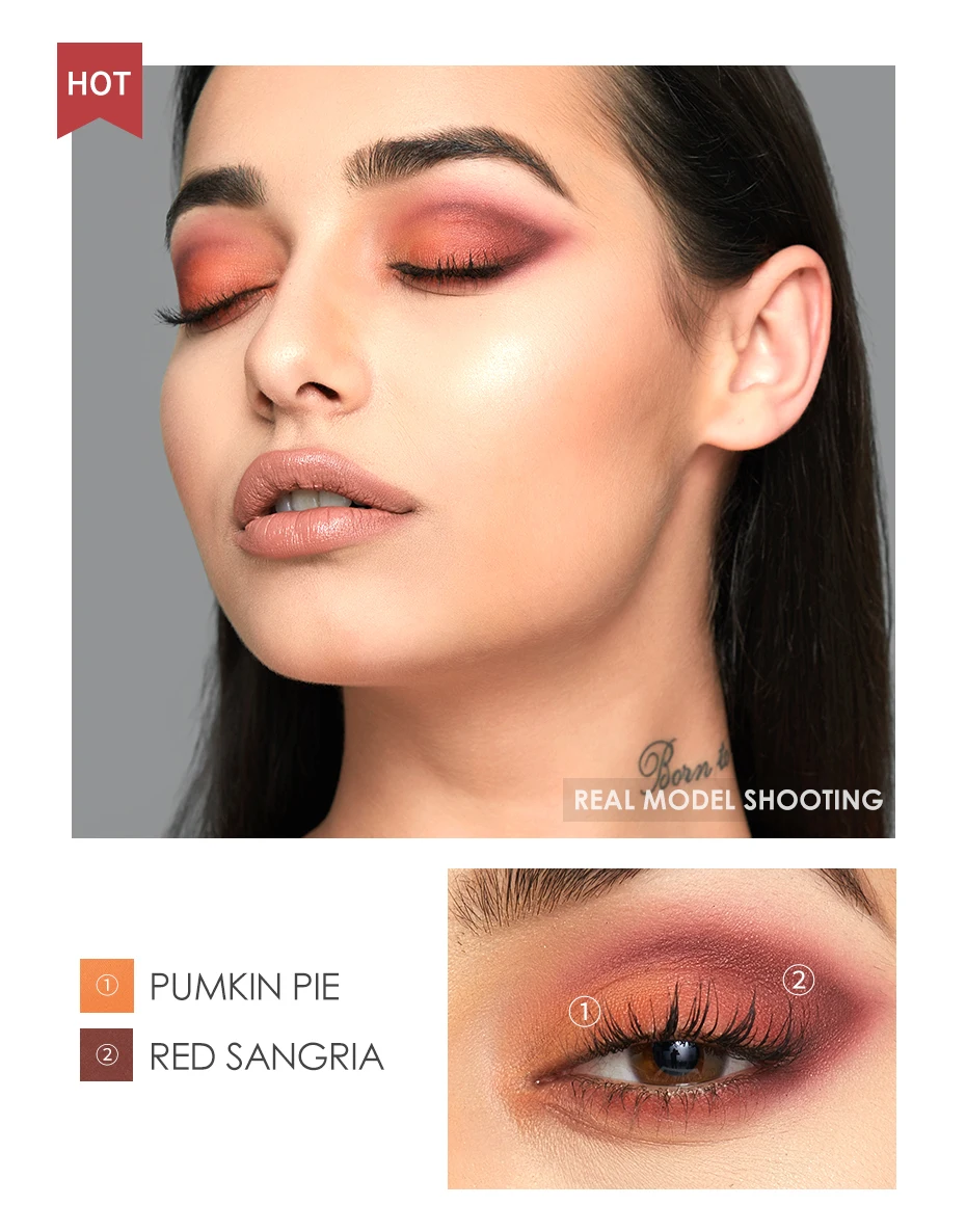 FOCALLURE Shaodow палитра глаз профессиональный блеск пигментированные оттенки чистая Матирующая Косметика Палитра теней