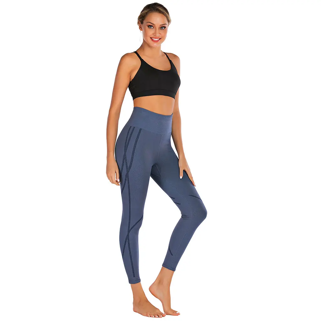 Vertvie Gym Leggings Women Sexy Tight High Waist Sport Yoga Pants Jogging Casual Running Seamless Workout Fitness | Спорт и