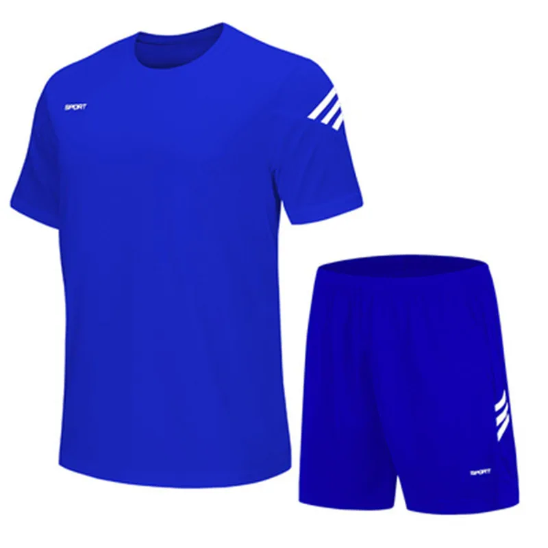

2 Pcs/Set Men's Tracksuit Gym Fitness Badminton Sports Suit Clothes Running Jogging Sport Wear Exercise Workout Set Sportswear