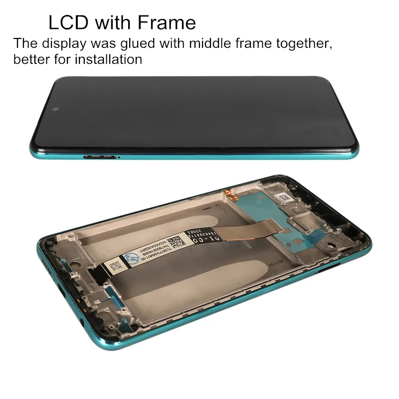 lcd for redmi note 9s lcdtouch screen replacement 10 touch points digitizer for xiaomi redmi note 9s 9 s pro max global display free global shipping