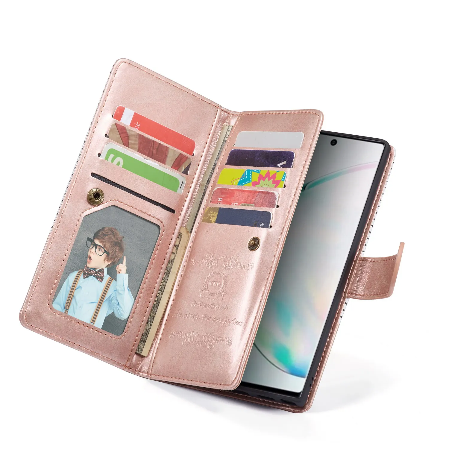 9 держатель для карт кошелек чехол для samsung Galaxy Note 10 Plus Note 9 S10 S9 S8 Plus S10E Флип кожаный съемный магнитный чехол для телефона
