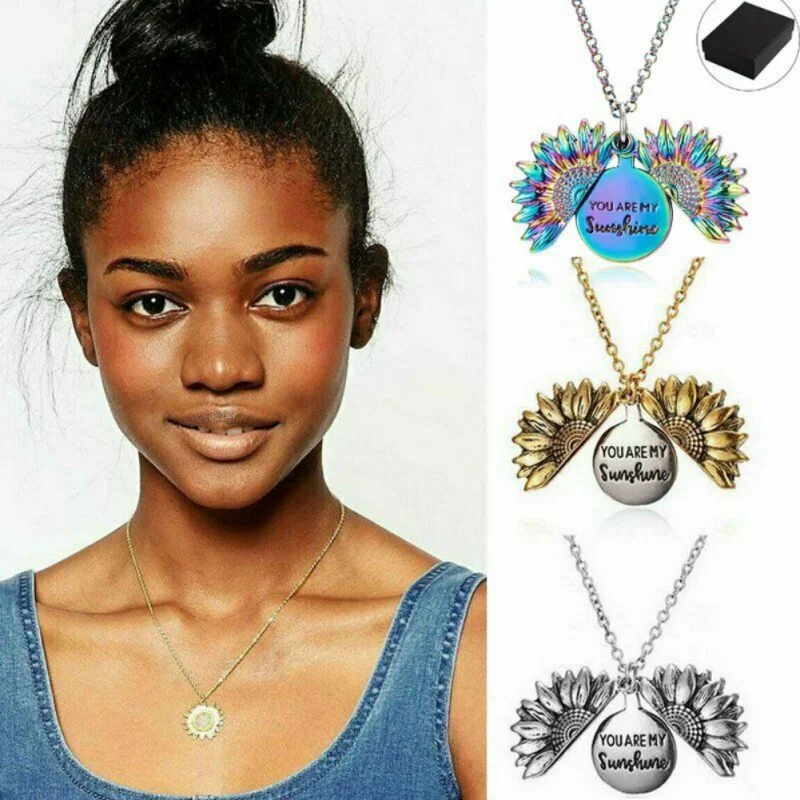 Женская подвеска-медальон Ты мой Солнечный свет |