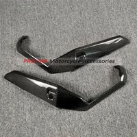 motorcycle pedal under the side board in carbon fiber for honda x adv 750 2017 2019 twill glossy weave