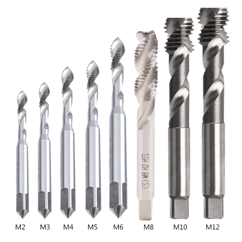 

Durable HSS Steel Spiral Thread Tap Tapping Drill Bit for Metric Aluminum Tapping Machine M2 M3 M4 M5 M6 M8 M10 M12 P82C