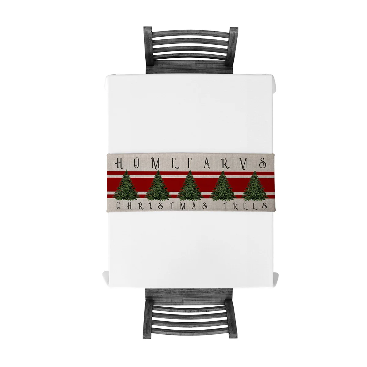 Дом фермы Рождественская елка настольная дорожка Домашняя Декоративная