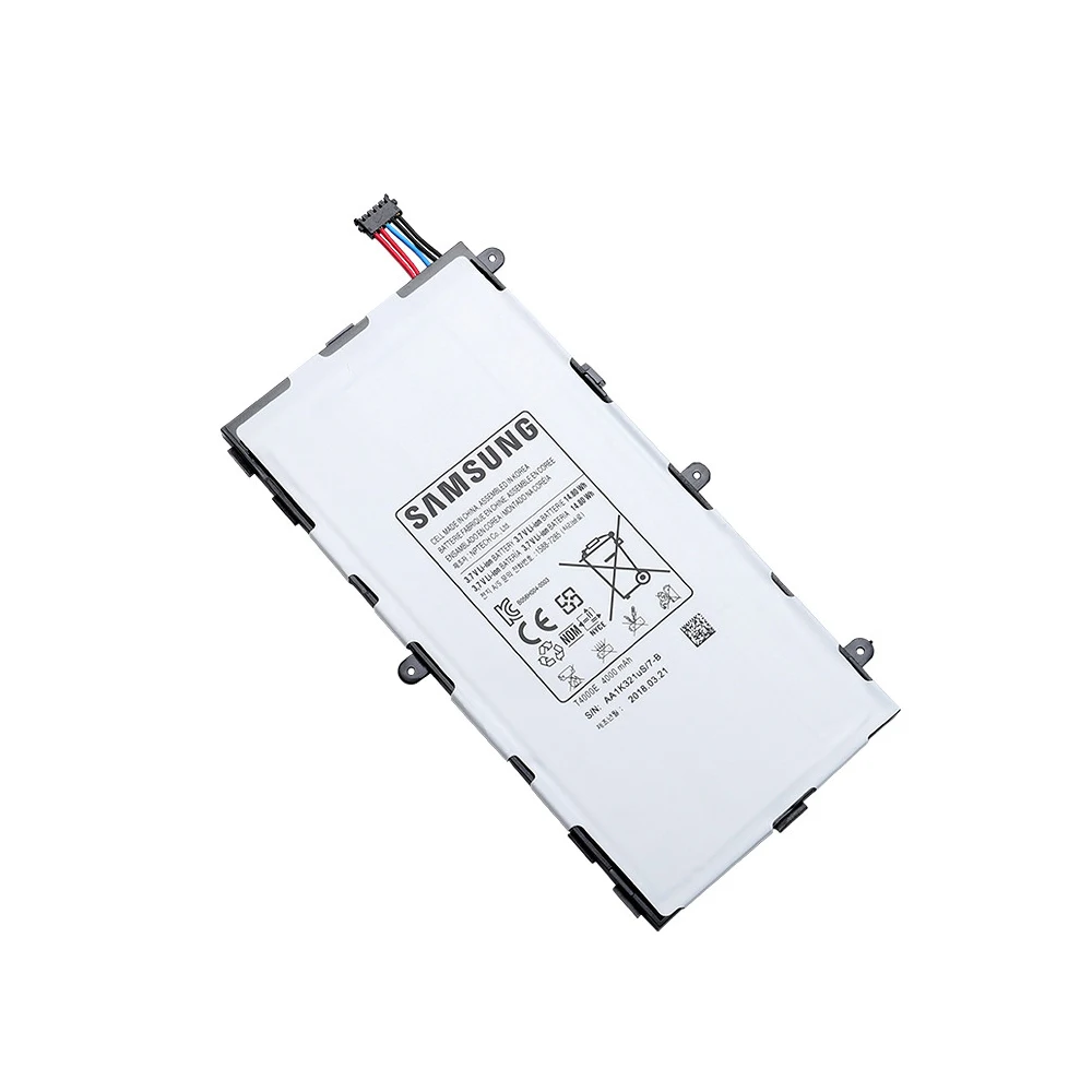 100% Оригинальный аккумулятор T4000E для Samsung Galaxy Tab 3 7 0 SM T211 T210 T215 T210R T217A T2105 GT P3210 P3200 4000