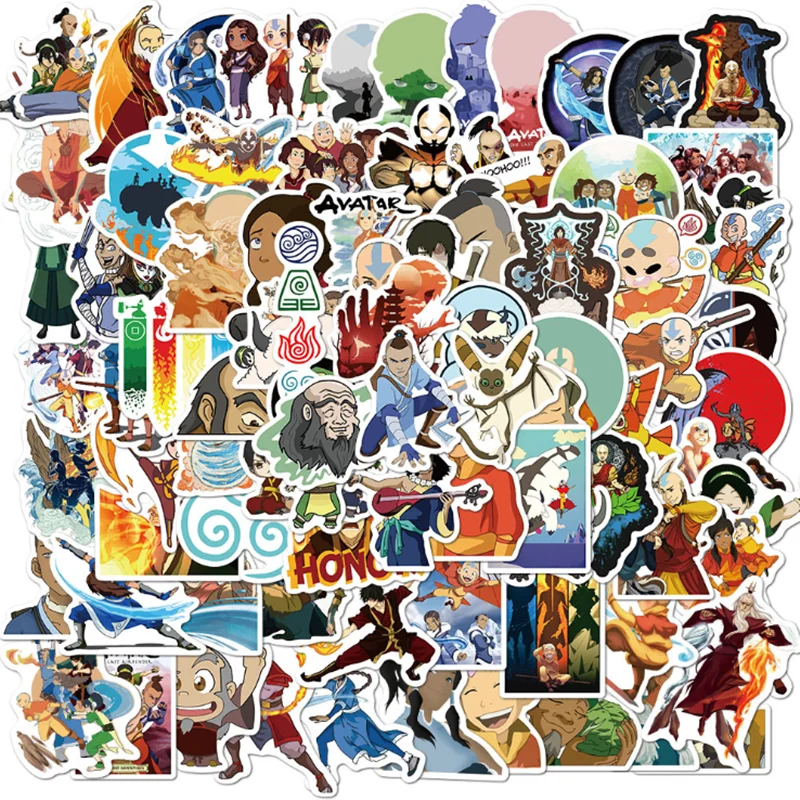 

10/30/50 PCS cartoon animation stickers mobile phone case skateboard luggage waterproof graffiti stickers toys wholesale