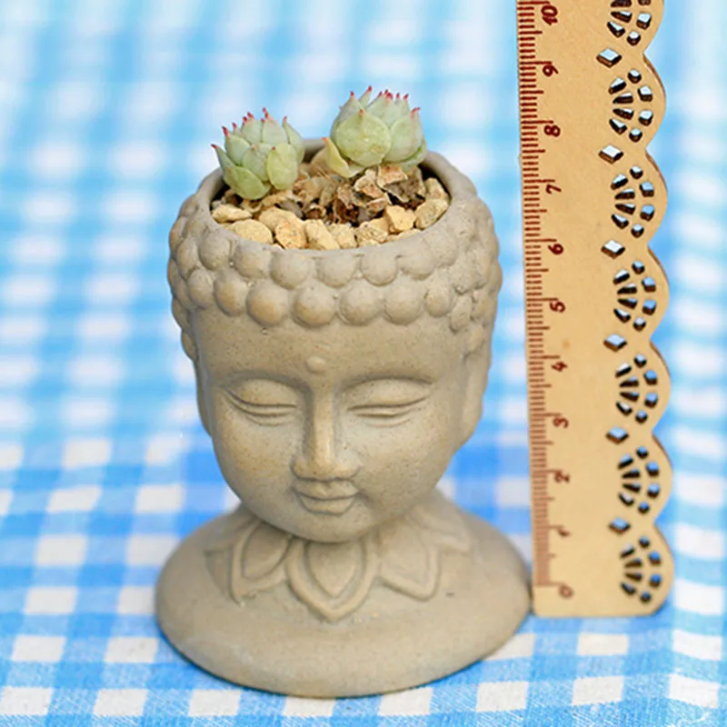

Creative Cement Flowerpot Mold Garden Succulents Plants Mini Pot Concrete Planter Silicone Molds Plaster Home Decoration Mould