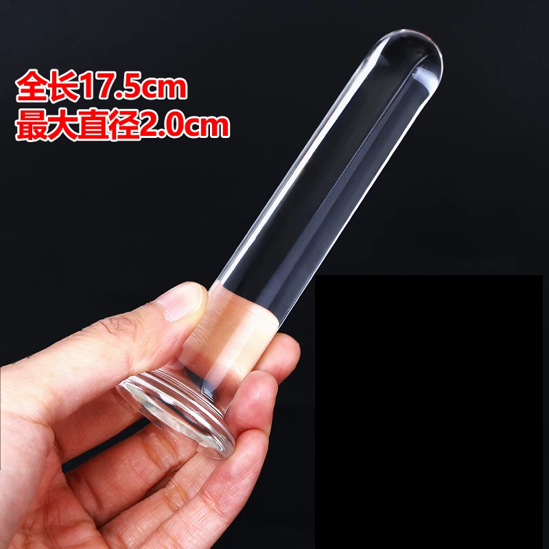 Стеклянный фаллоимитатор Dingye большой белый роскошный массажер для тела взрослая