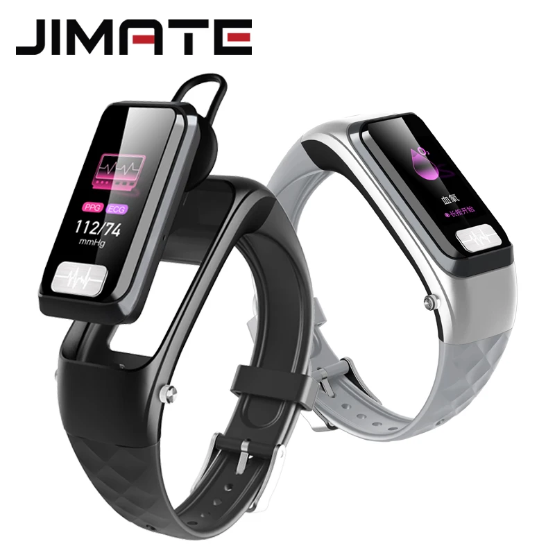 2 в 1 bluetooth наушники умный браслет часы фитнес трекер для активности Браслет