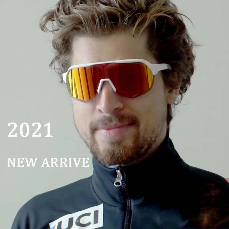 

2022 Cycling Sunglasses S2 S3 Peter Sagan Outdoor Sports Bike Goggles UV400 Bicycle Eyewear 3Lens Bicycle Accessories