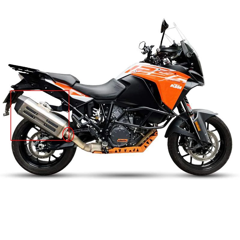 Модифицированная выхлопная труба со средней посадкой 51 мм титановая средняя для