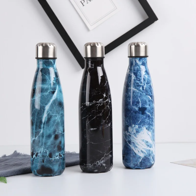 Портативные термобутылки 500 мл кофейная кружка бутылка для воды из нержавеющей