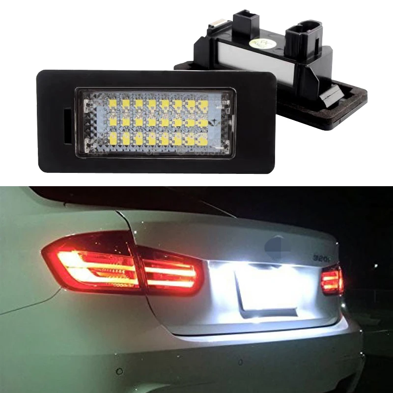 2 шт. светодиодсветильник лампы для номерного знака BMW E92 E93 F30 F31 F45 E39 E60 F11 E70 X5 E84 X1 E82