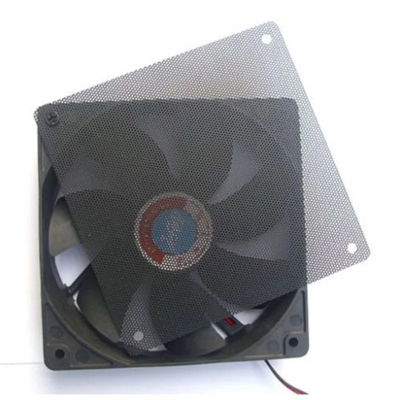 

New 1PC 120mm Fans 4 Screws Cooler Fan Case Cover Dust Filter Cuttable Mesh Fits Standard Computer PC Dustproof