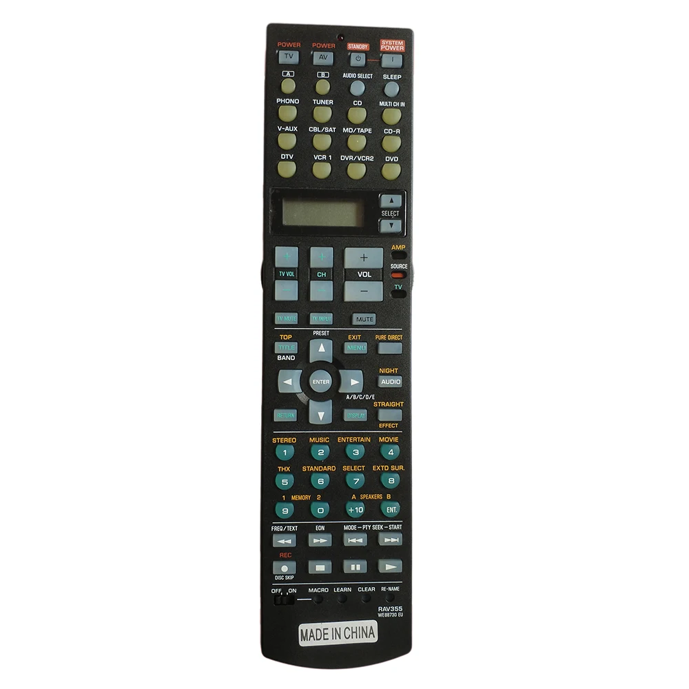 Новый оригинальный пульт дистанционного управления RAV355 WE88730 EU для YAMAHA AV RAV350 RAV351