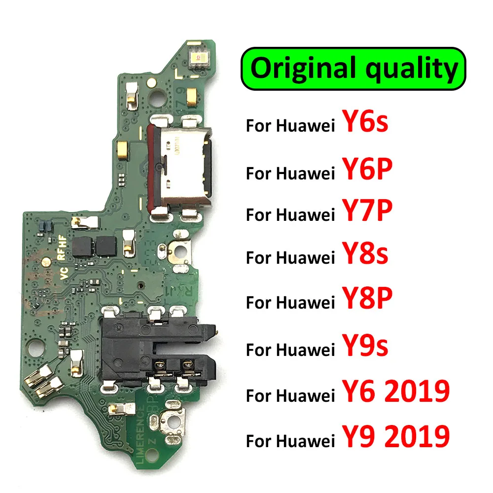 

Original USB Charging Port Microphone Dock Connector Board Flex Cable For Huawei Y7P Y6S Y6P Y8P Y8S Y7A Y9 2019 P40 Lite E 5G