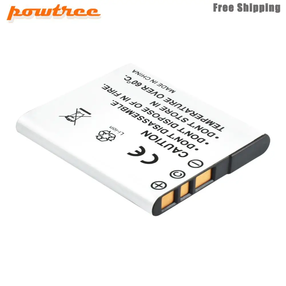 Аккумулятор Powtree на 1200 мАч для SONY DSC TX9 T99 WX5 TX7 W390 W380 W350 W360 QX100 W370 W730 L50|Цифровые