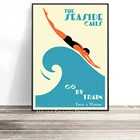Австралийский винтажный постер с принтом морских вызовов и путешествий от Герта селлер деко 1930 Настенная картина на холсте картины Домашний декор