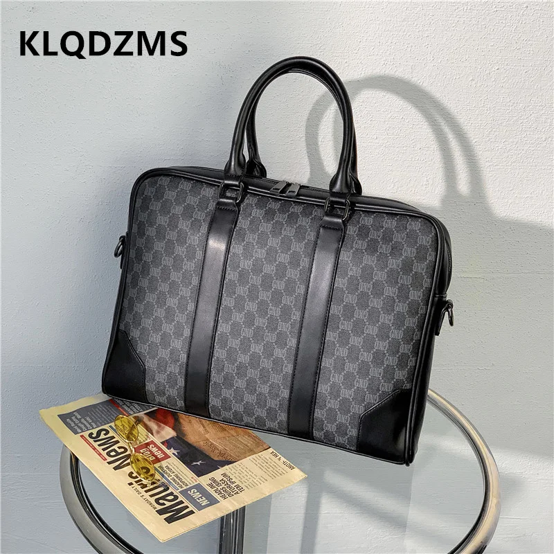 KLQDZMS Men's Briefcase Men's Casual Bag Office Bags For Men Bag Business Briefcase Men's Classic Messenger Bag Men's Handbag