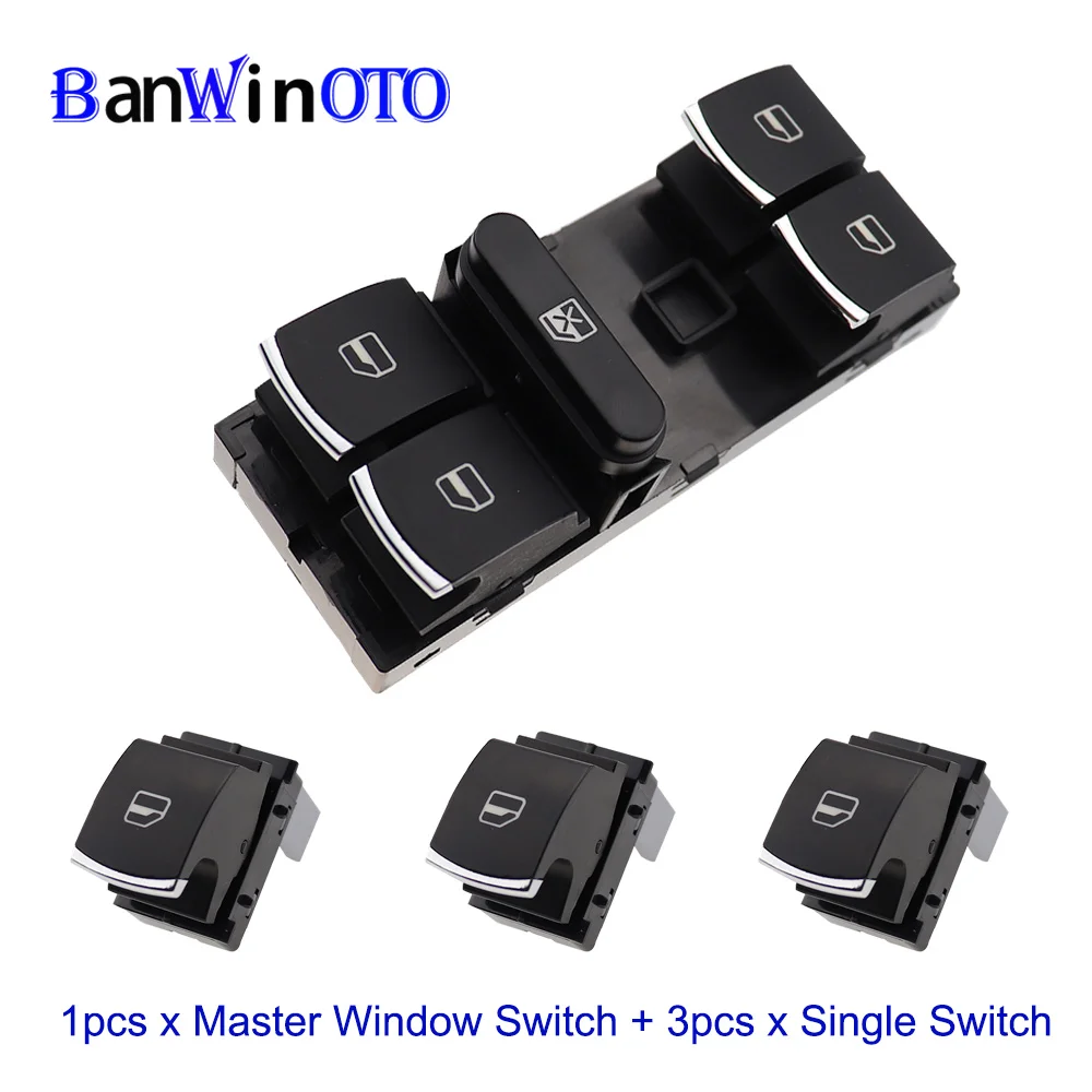 Set Электрическая мощность главный переключатель окна для VW MAGOTAN sagitar, Golf MK5 MK6 GTI Кролик Passat B6 CC OEM 5ND 959 857 5ND959857 - Цвет: Set