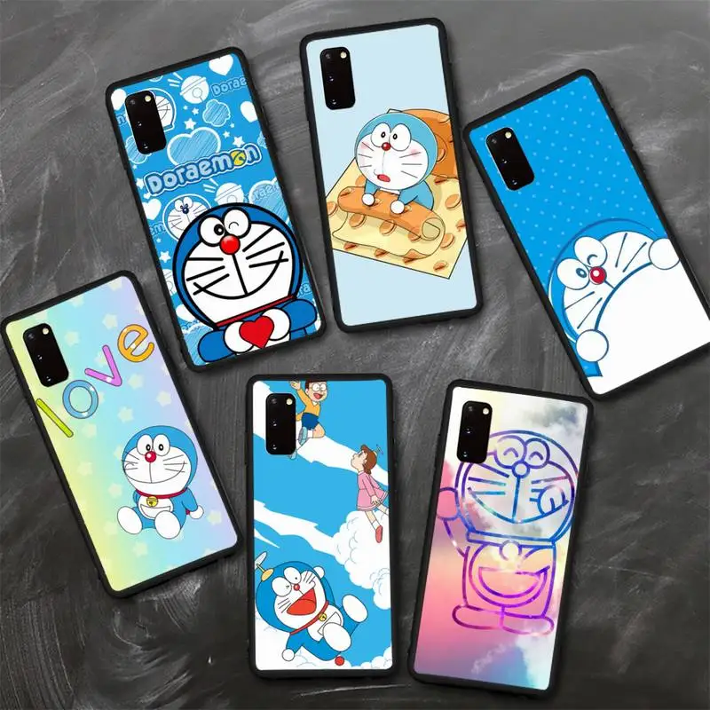 

Doraemon Anime Phone Case For samsung Galaxy J6 J7 J8 prime note 8 9 10 20 lite plus pro ultra Cover