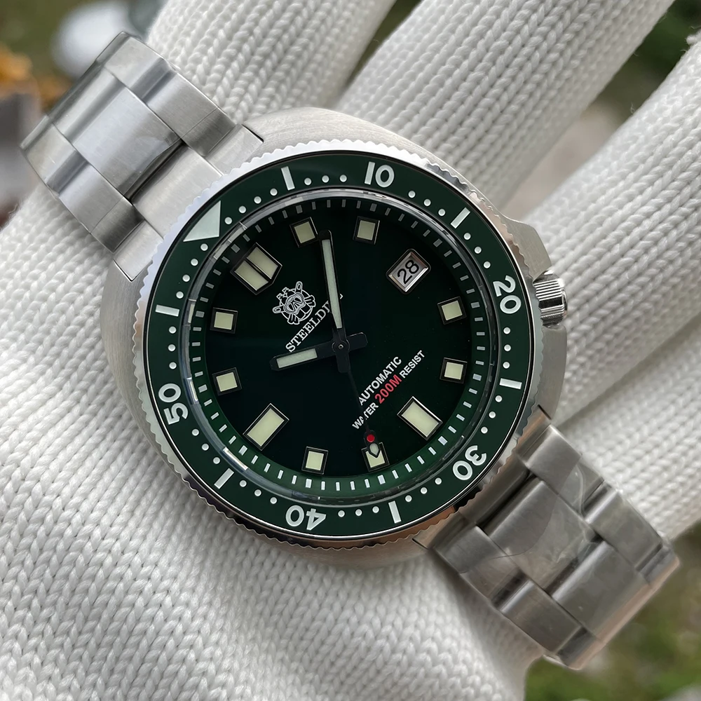 

Мужские часы SD1980 роскошного бренда сапфировое стекло нержавеющая сталь NH35 автоматические механические часы Abalone дизайнерские часы для дай...