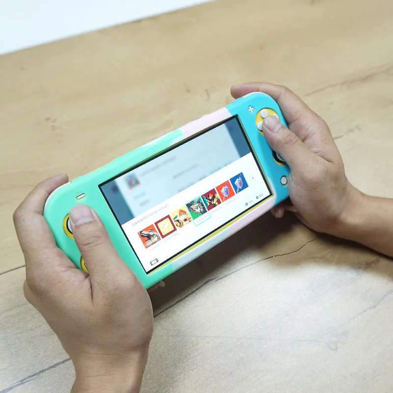 NEW Case For Nintendo Switch Lite Silicone Bubble Shell Nintend Mini Skin Cover with Free Joystick Caps | Электроника