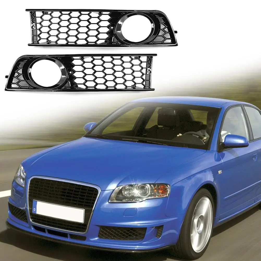 Передняя Нижняя боковая противотумансветильник РА решетка бампер для Audi A4 B6