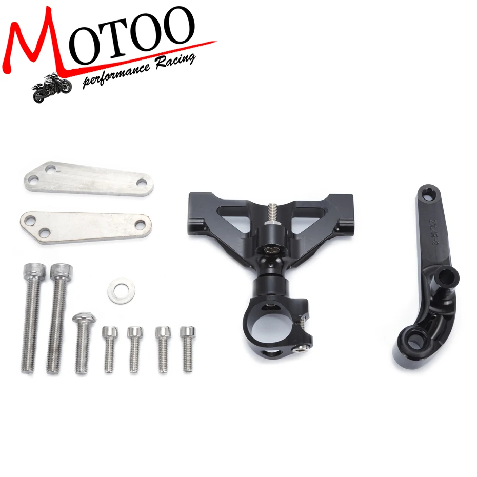 

Регулируемый кронштейн амортизатора рулевого управления Motoo для мотоциклов Kawasaki ZZR1400 ZX-14R ZX14R 2006-2015