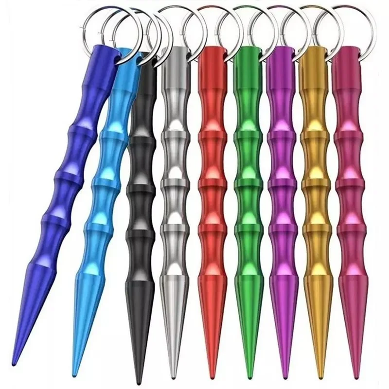 

Pen-shaped Self-defense Aluminum Alloy Non-slip Portable Women's Self-defense Wolf Stick Broken Window Escape Tool Keychain Tact