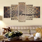 5 панельных плакатов с буквами Корана и принтами, настенная Картина на холсте, мусульманская каллиграфия, картины для гостиной, декоративная рамка