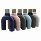 1 шт. Тип-C U-образный сплиттер-адаптеры Тип C пары один-два микрофон аудио гарнитуры сплиттер Мобильный телефон Аксессуары