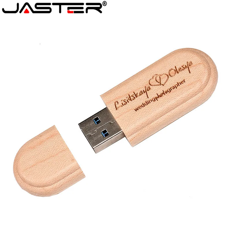 USB флеш накопитель JASTER (бесплатный логотип на заказ) с лазерной гравировкой и