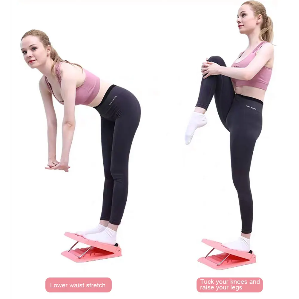 

Adjustable Foot Calf Stretcher Incline Board Body Stretching Anti Slip Tool for Sports Yoga Fitness Pedal Stretcher Equipment