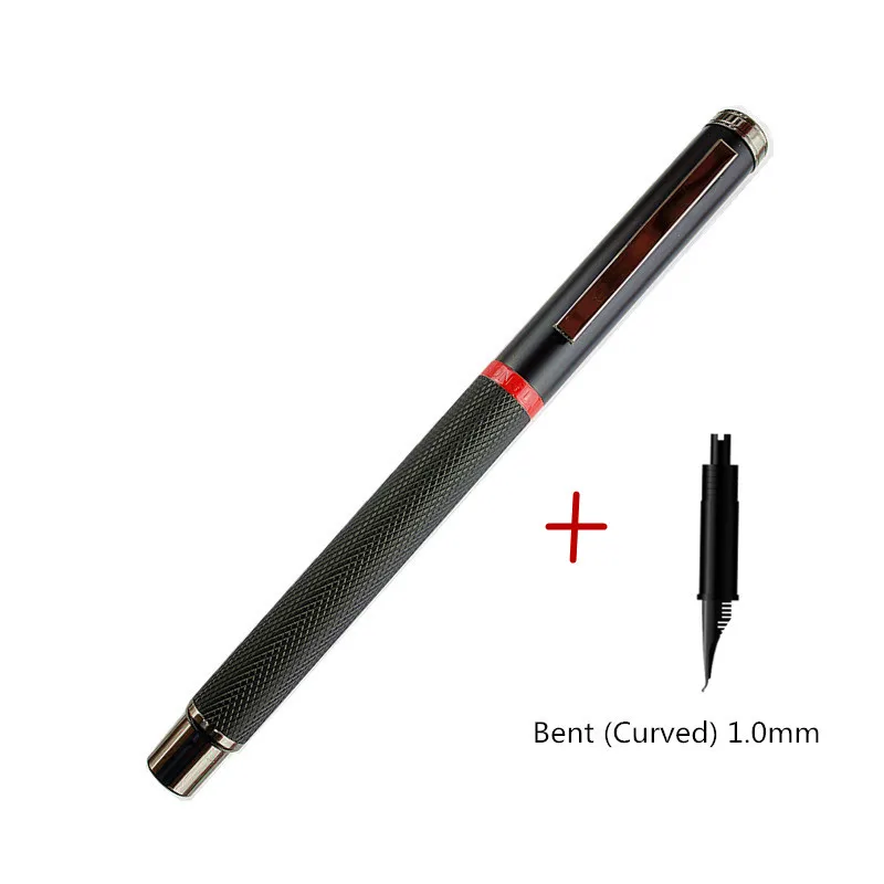 

New Black Forest Metal Fountain Pen Black BI RONG LAI EF/F/Bent Beautiful Tree Texture Excellent Writing Business Office Pen