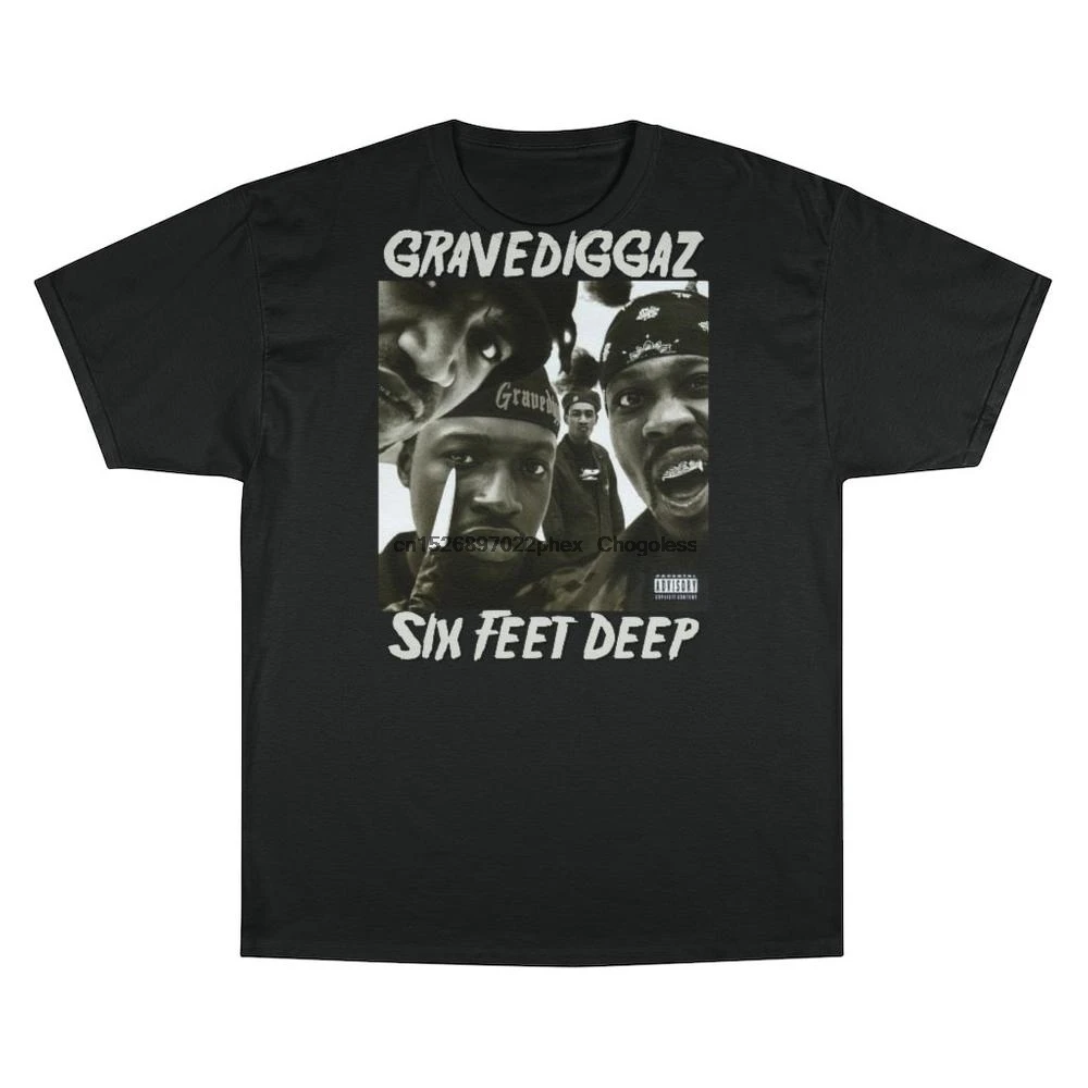 Футболка gravediggas с надписью Six Feet Deep футболка Rza в стиле 90's Underground хип хоп Champion на 6