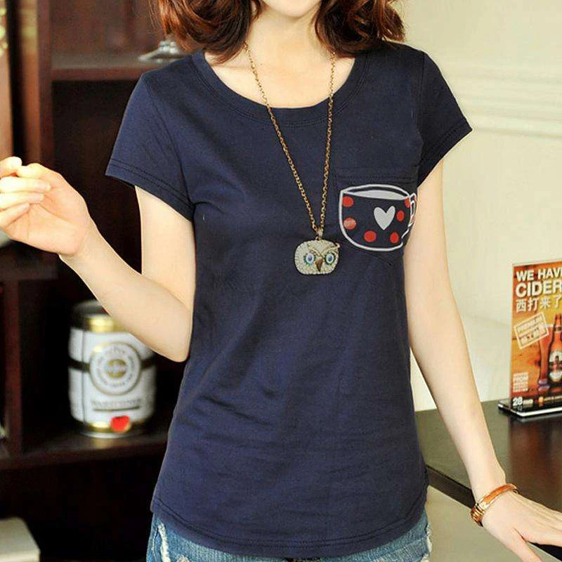 

Women orange Shirt Fashion T-ShirtT Shirt Tees short sleeve