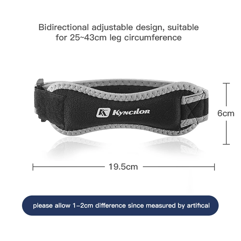 Регулируемая Колено коленной чашечки сухожильная скобка Ремешками до колена
