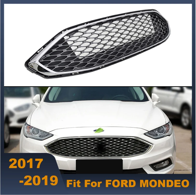 

ABS Plastic Front Grilles Front Mesh Grills Cover Three Colors Available For FORD MONDEO 2017 2018 2019