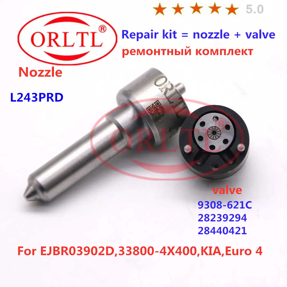 Инжекторный клапан 9308 621C сопло L243PRD ремонтные комплекты (7135 622) для 33800 4X400 EJBR03902D KIA
