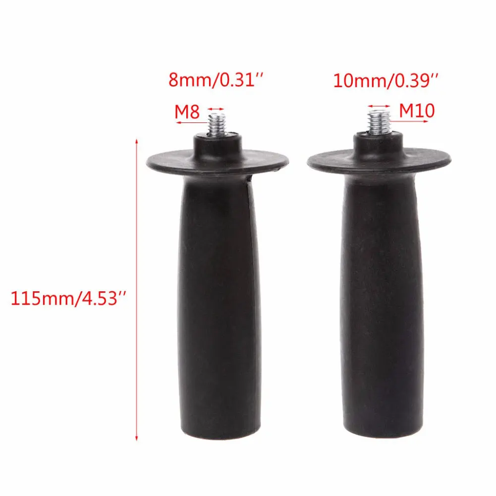 

Black Angle Grinder Handle 8mm/10mm/12mm/14mm Plastic Thread Auxiliary Sander Handle Tool Power Tool Accessories