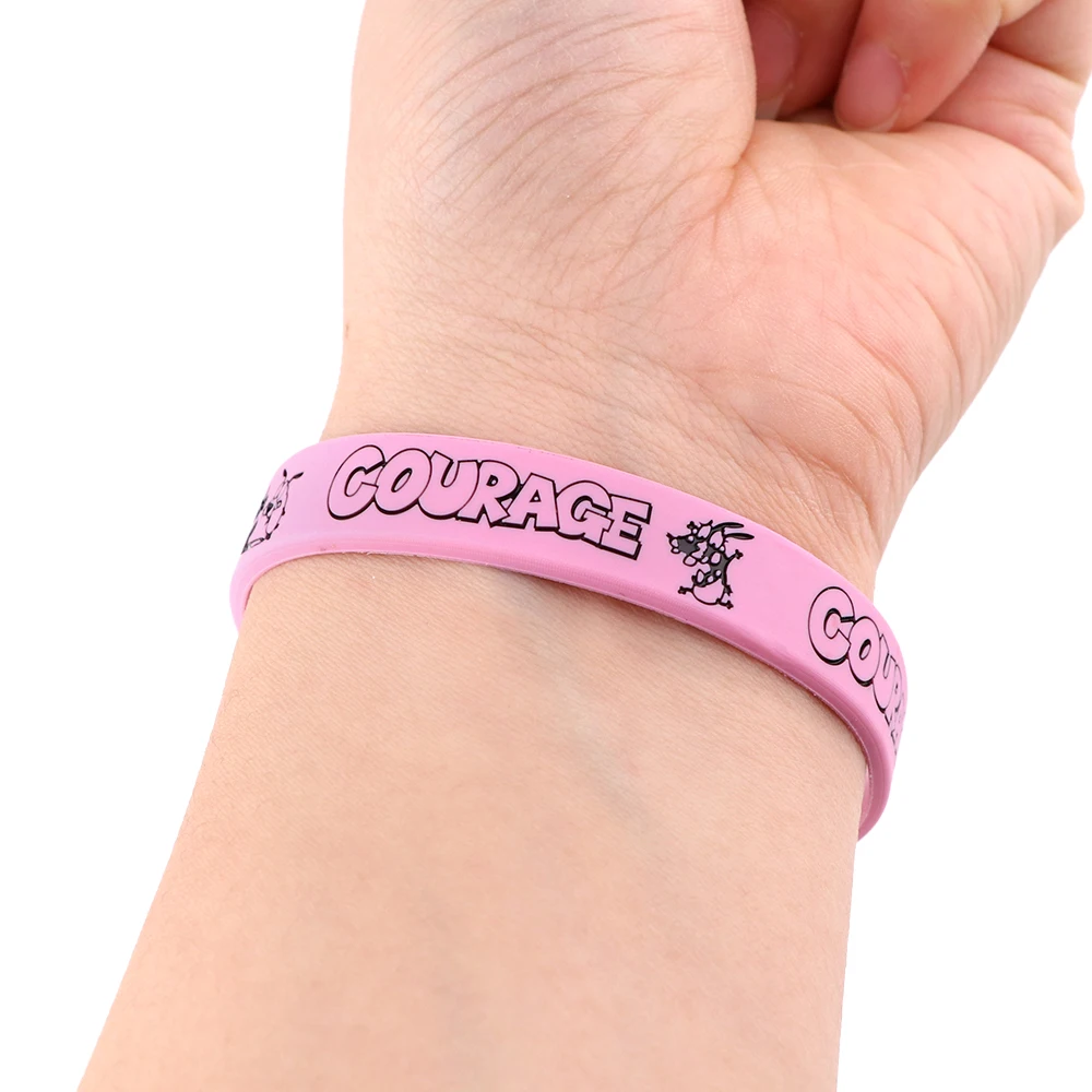 Милые Браслеты LB2704 с розовой собакой модные силиконовые браслеты резиновой