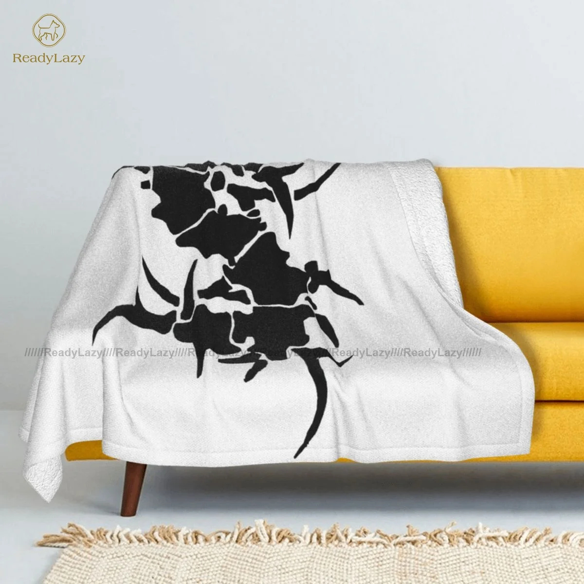

Manta suave de lana Sherpa para acampar, colcha bonita a la moda