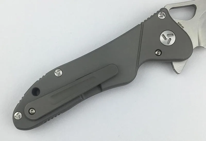 LEMIFSHE Maker 3 керамические шарикоподшипники раскладушка складной нож S35vn TC4 титановая ручка Походный карманный нож для охоты инструмент