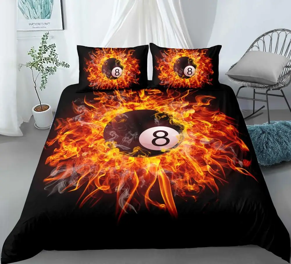 

3D Basketball Football Volleyball Ball Duvet Covers Set Bedding Sets Home Decoration Quilt Cover Pillowcase