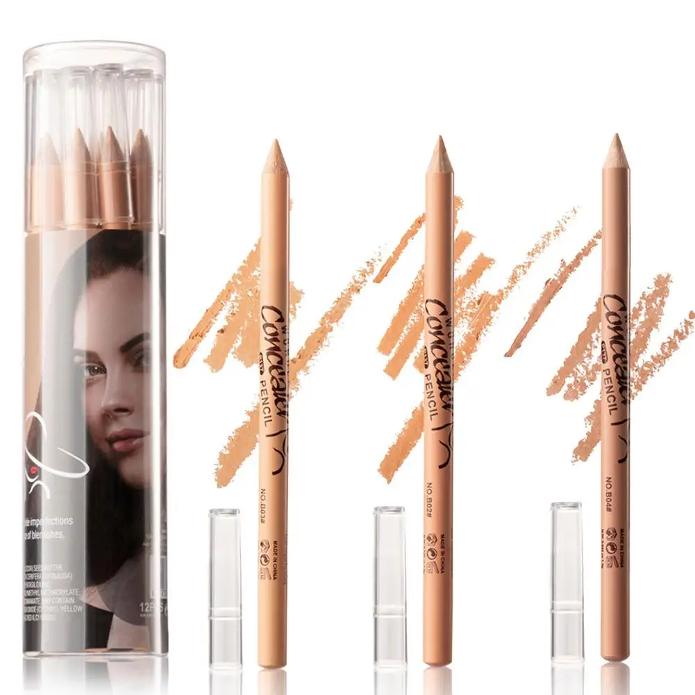 

1PC Concealer Pen Waterproof Concealer Concealer Foundation Cream Long Lasting Blemishes Acne Smoothing Moisturizing Makeup Pen