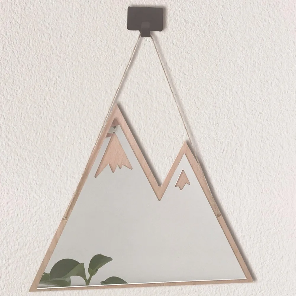 11x9 дюймов креативные горные акриловые зеркальные наклейки на стену DIY можно