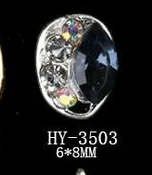 HY-3503 10pcs 10 шт./лот, сплав дизайн ногтей 3d с плоской задней стороны бриллианты жемчужные ювелирные изделия Стразы украшения для ногтей - Цвет: HY-3503 10pcs